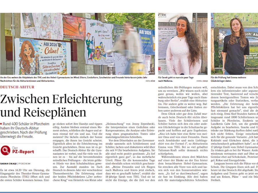 Zwischen Erleichterung und Reiseplänen