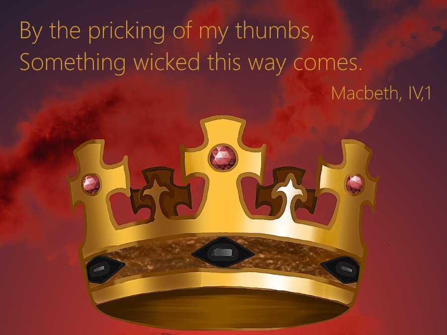 Something wicked this way comes.